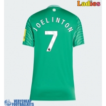 Newcastle United Joelinton #7 Replica Away Shirt Ladies 2025-26 Short Sleeve